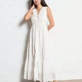 Sapore Di Sale Gino Sleeveless Dress - Ivory