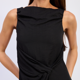 Cara Midi Dress - Black
