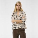 Aletta Blouse - Black Floral