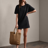 Dreamglow Day Dress- Washed Black
