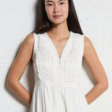 Sapore Di Sale Gino Sleeveless Dress - Ivory