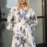 Avira Dress - Blue Floral