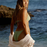 Solace Bottom - Green Gingham