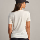 Featherweight Ribbed Tee- Ivory