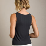Featherweight Rib Tank - Pure Black