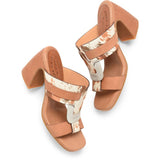 Bryan Heeled Sandal - Calf Hair Combo
