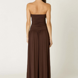Viscose Santal Dress - Brown