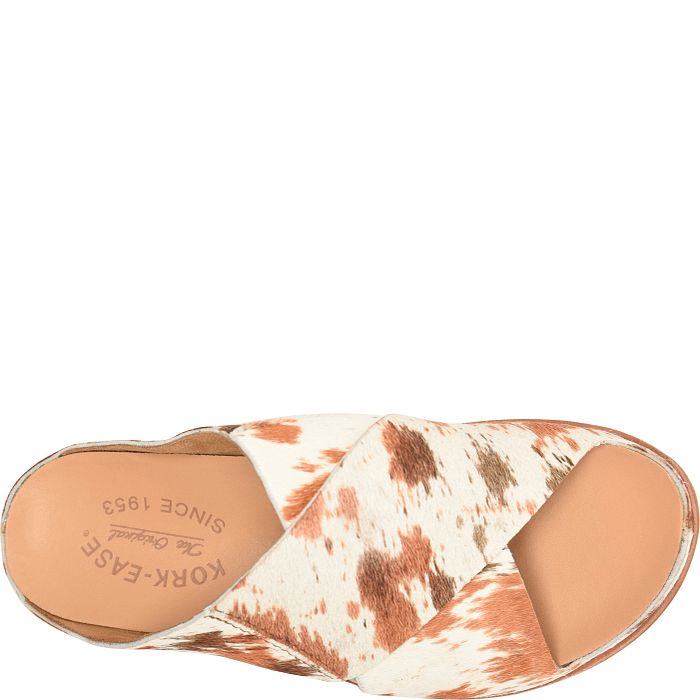 Tutsi Cross-Band Sandal - Calf Hair