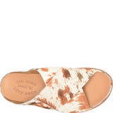 Tutsi Cross-Band Sandal - Calf Hair