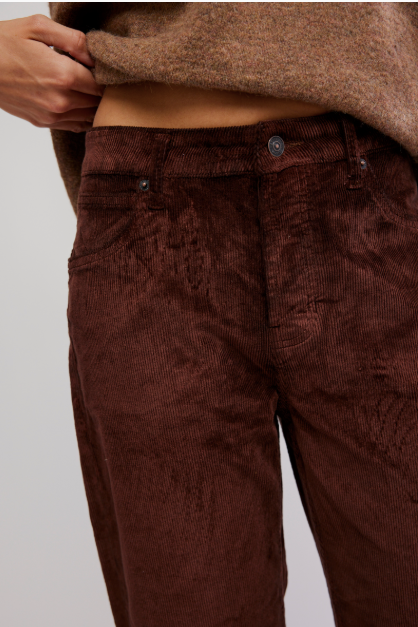 Free People Deep Trance Cords - Shaved Chocolate