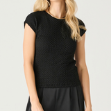 Drop Shoulder Textured Top