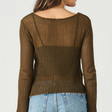 Mesh Stitch Sweater