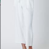 Drawstring Textured Pant