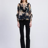 Peregrine Top - Black Apricot