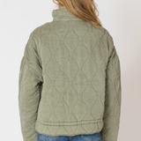 Quilted Jacket - Olive