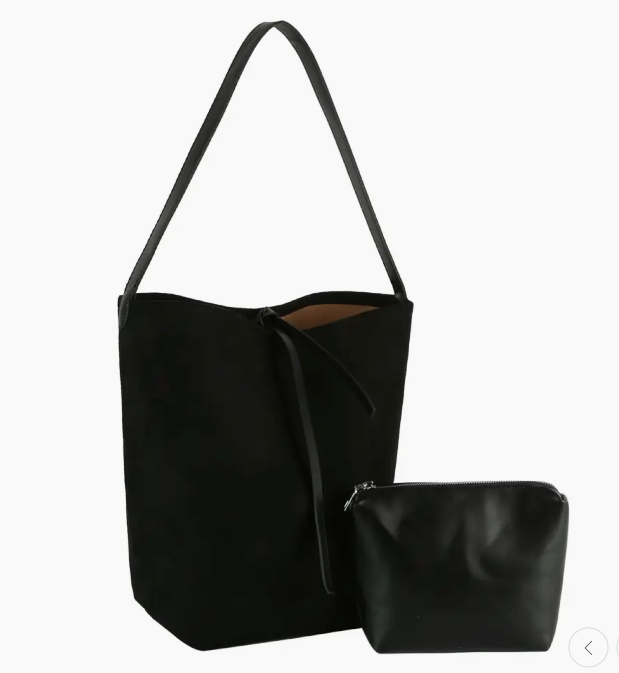 Calin Vegan Suede 2-In-1 Hobo Tote