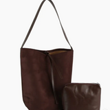 Calin Vegan Suede 2-In-1 Hobo Tote