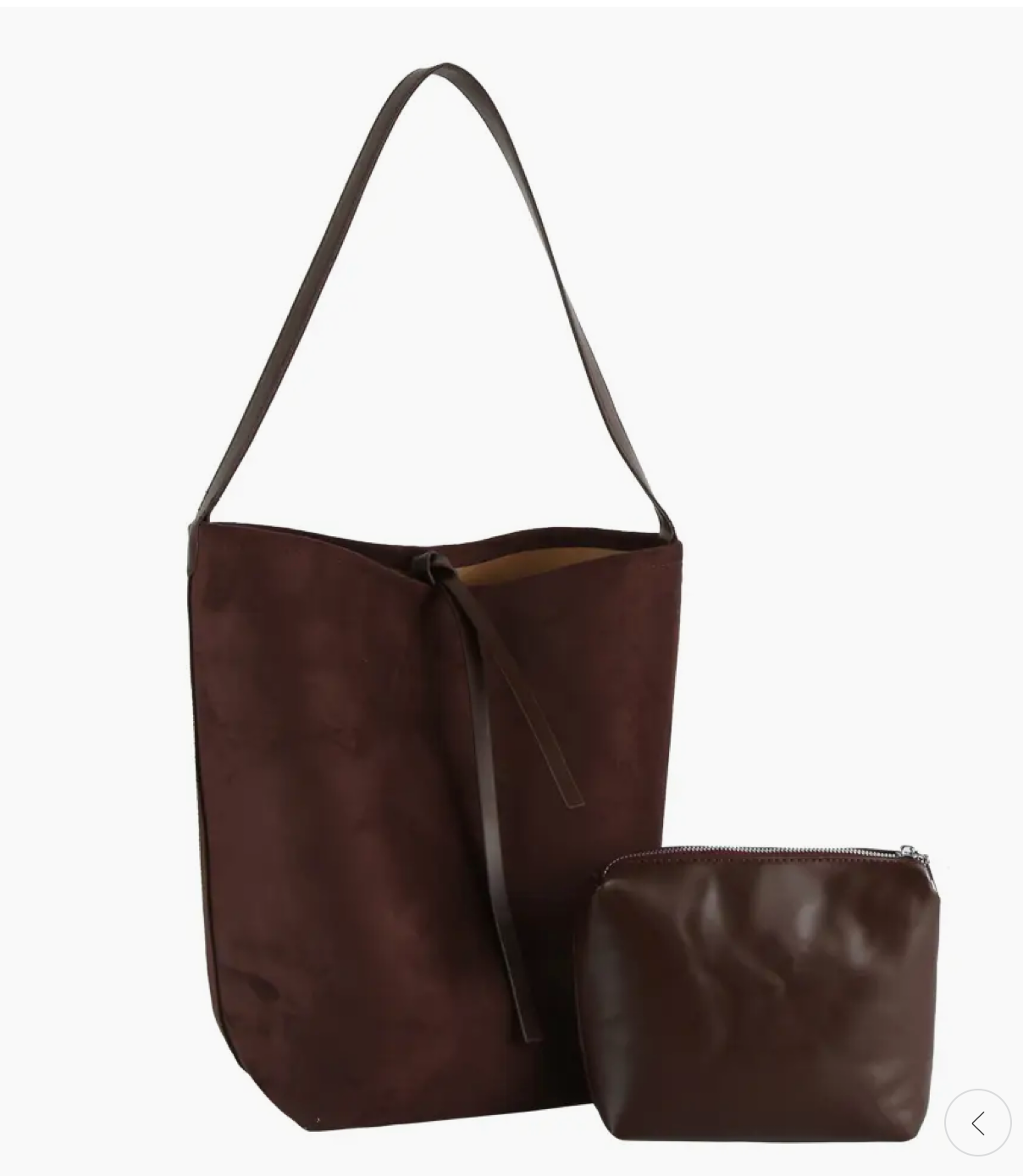 Calin Vegan Suede 2-In-1 Hobo Tote