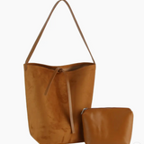 Calin Vegan Suede 2-In-1 Hobo Tote