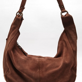 Roma Suede Handbag- Tote