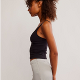 Ahead of the Curve Cami - Black