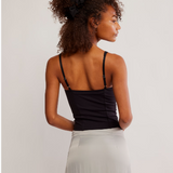 Ahead of the Curve Cami - Black