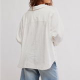 Sabine Tailored Shirt - Parchment