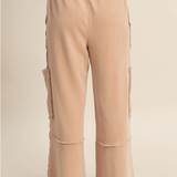 Oversized Cargo Sweatpants - Dark Taupe