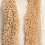 Faux Fur Vest- Taupe