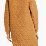 Quilted Coat - Cashew