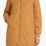 Quilted Coat - Cashew