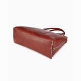 Soul Stud Satchel - Cognac