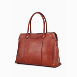 Soul Stud Satchel - Cognac