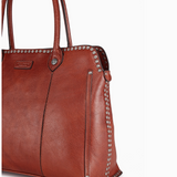 Soul Stud Satchel - Cognac
