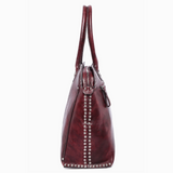 Soul Stud Satchel - Rusty Red