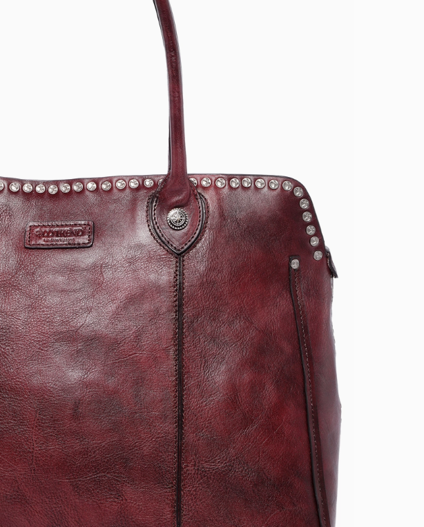 Soul Stud Satchel - Rusty Red
