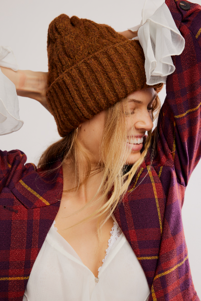 Coast Line Beanie -Coffee