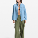 Lived In Button Up - Chambray