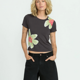 Strait Up Long Denim Short - Black