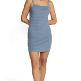 Gurrl Gang Knit Dress - Carolina Blue