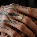 Cigar Band Slim Ring