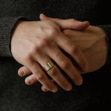 Cigar Band Slim Ring