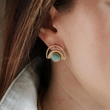 Yuma Stud Earrings - Turquoise