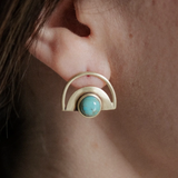 Yuma Stud Earrings - Turquoise