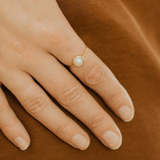 Hyalite Ring - Pearl 6 mm