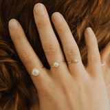 Hyalite Ring - Pearl 6 mm