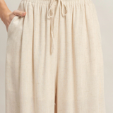 Linen Pants Set - Oatmeal