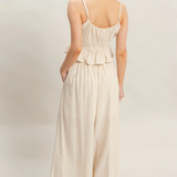 Linen Pants Set - Oatmeal