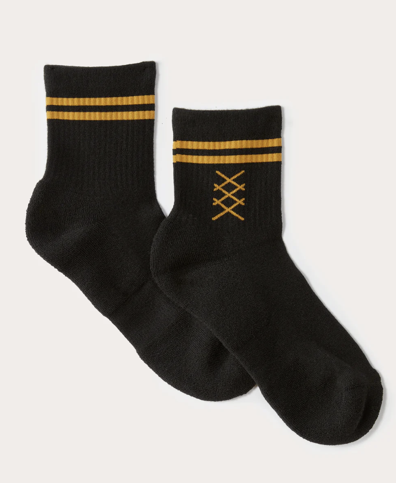 Half Crew Sock - Black