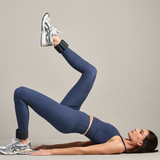 Revive 7/8 Legging - Navy Blue Pattern